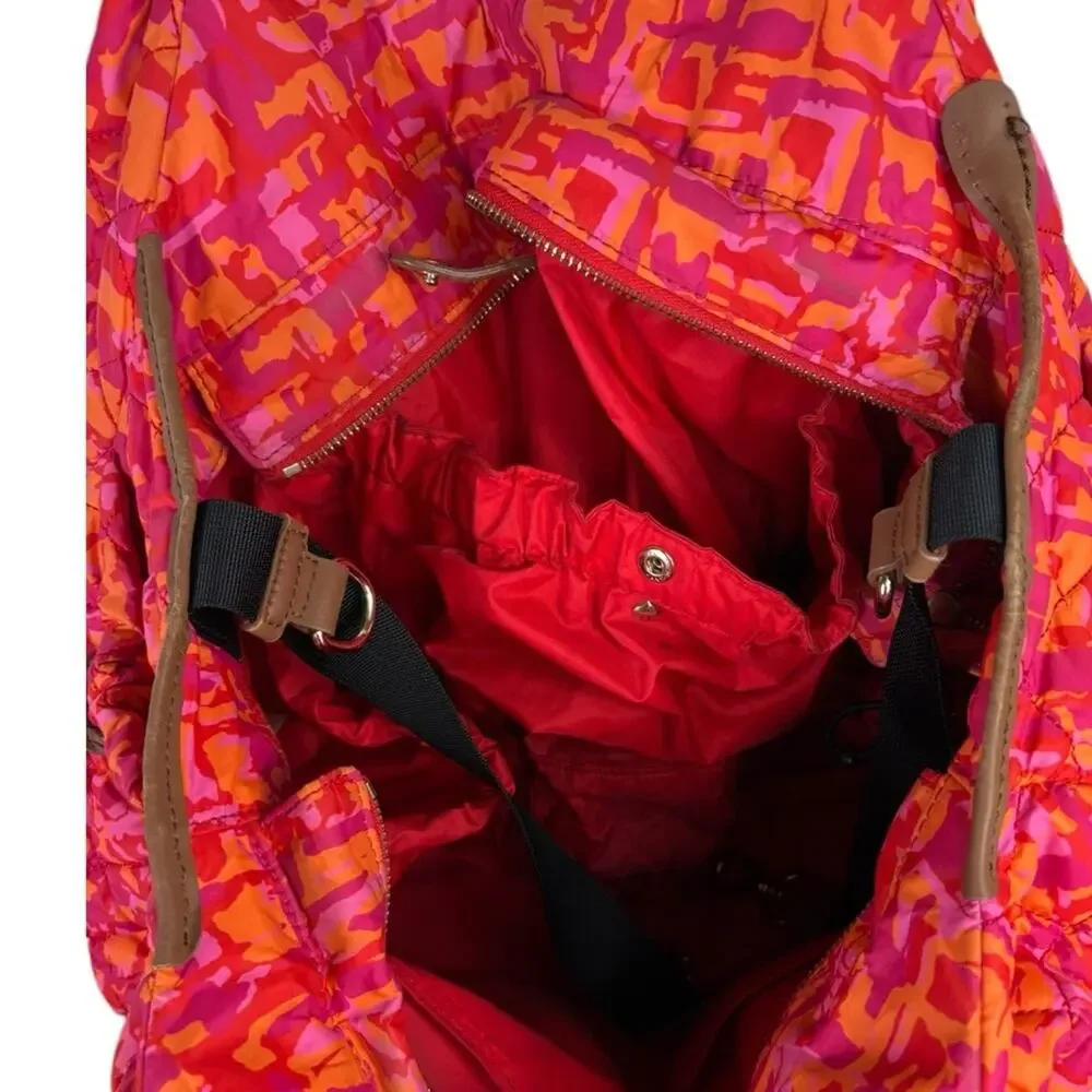Kate Spade Bright Print Newbury Park Puffy Quilted Stevie Baby Bag